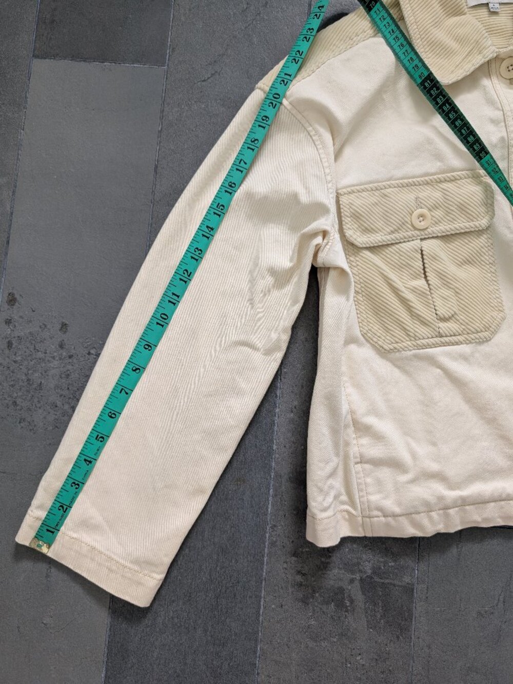 NWOT Madewell Chino Boxy Shirt Jacket - Picture 9 of 13